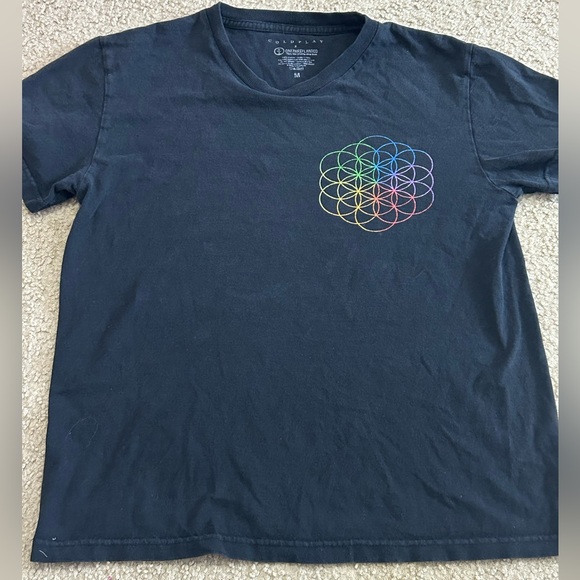 COLDPLAY Head Full Of Dreams T-Shirt Size Medium Double Sided - Picture 8 of 8